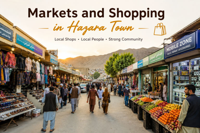 Hazara Town Market Street